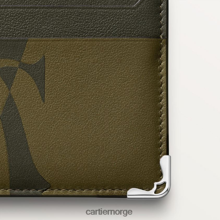 tilbehør Cartier dobbel kortholder stilig F4466N1287