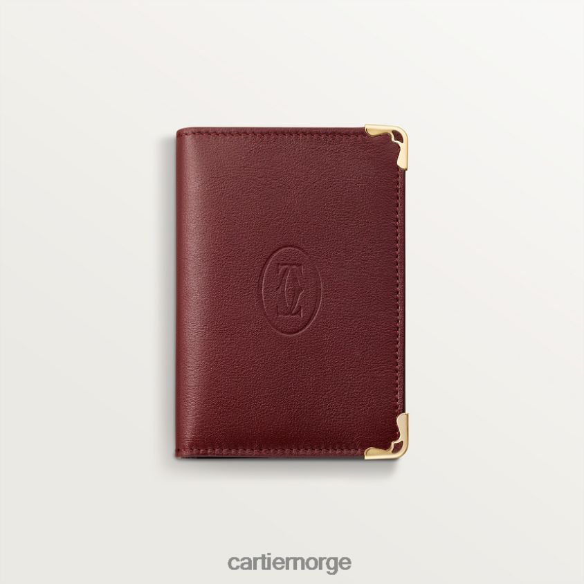 tilbehør Cartier kreditt-/visitkortholder stilig F4466N1204