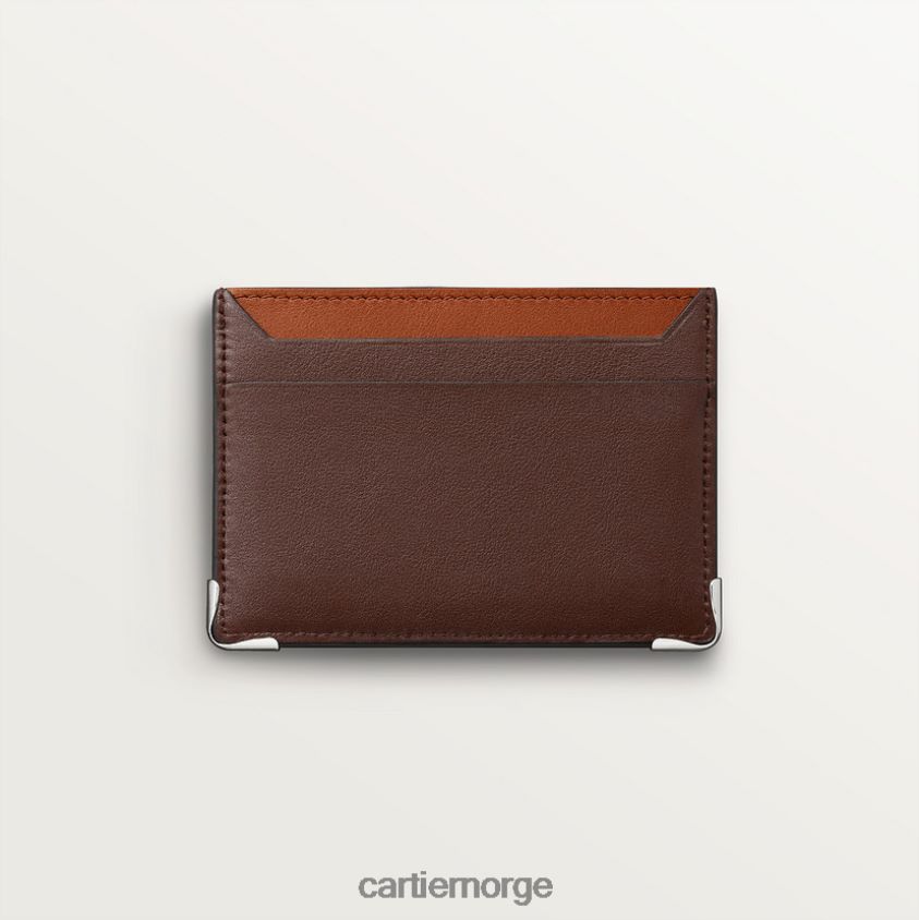 tilbehør Cartier must små skinnvarer, kortholder stilig F4466N1121