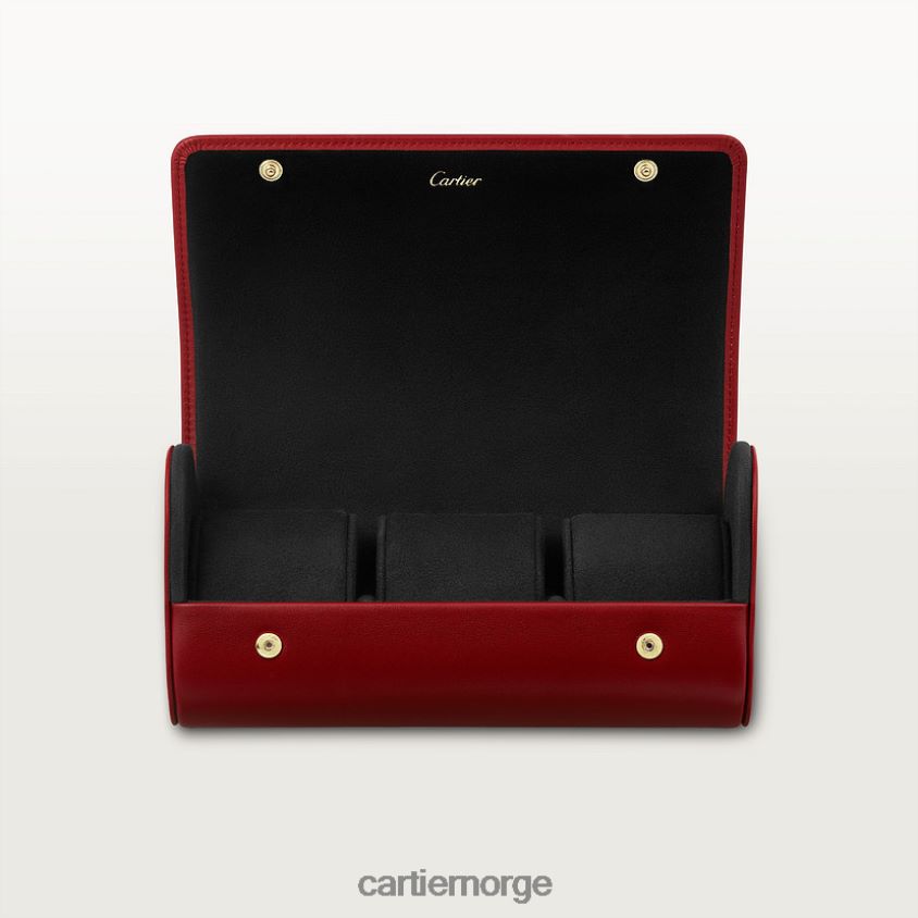 tilbehør Cartier diabolo 3 klokke reiseveske stilig F4466N1263