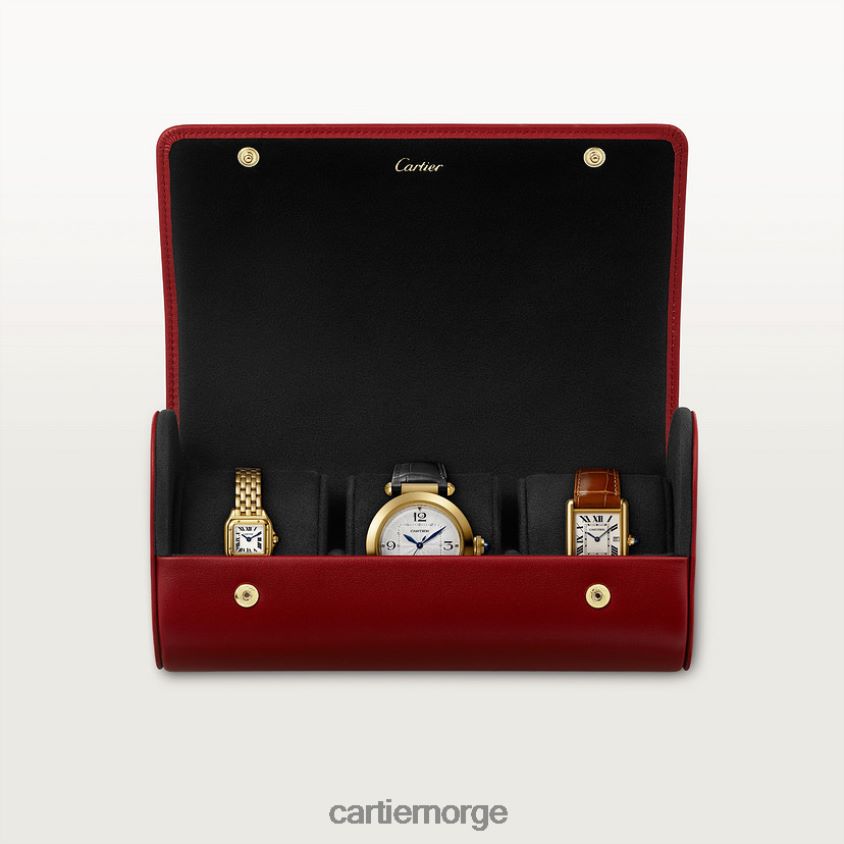 tilbehør Cartier diabolo 3 klokke reiseveske stilig F4466N1263