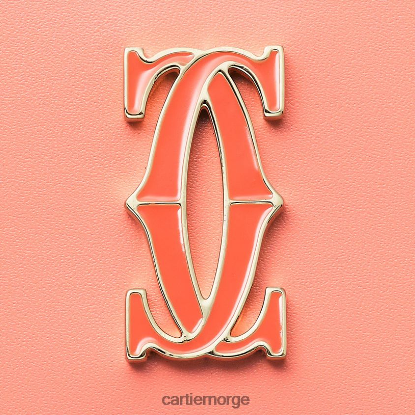 tilbehør Cartier dobbel c små skinnvarer, kortholder stilig F4466N1174