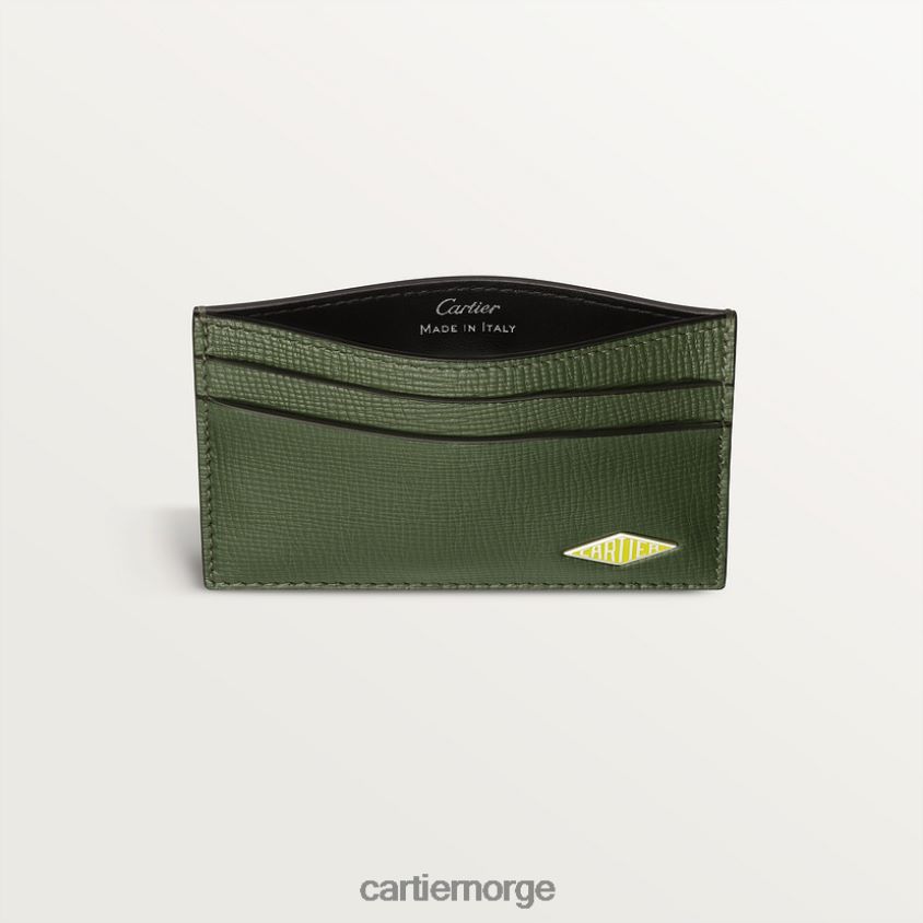 tilbehør Cartier dobbel kortholder, losange stilig F4466N1063