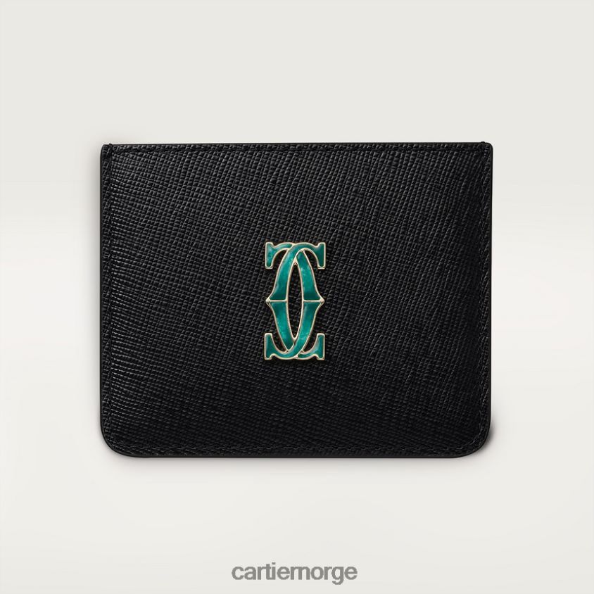 tilbehør Cartier enkel kortholder, c stilig F4466N1052
