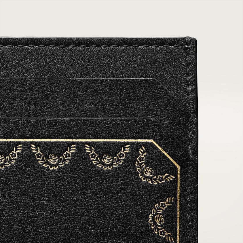 tilbehør Cartier enkel kortholder, guirlande stilig F4466N1285
