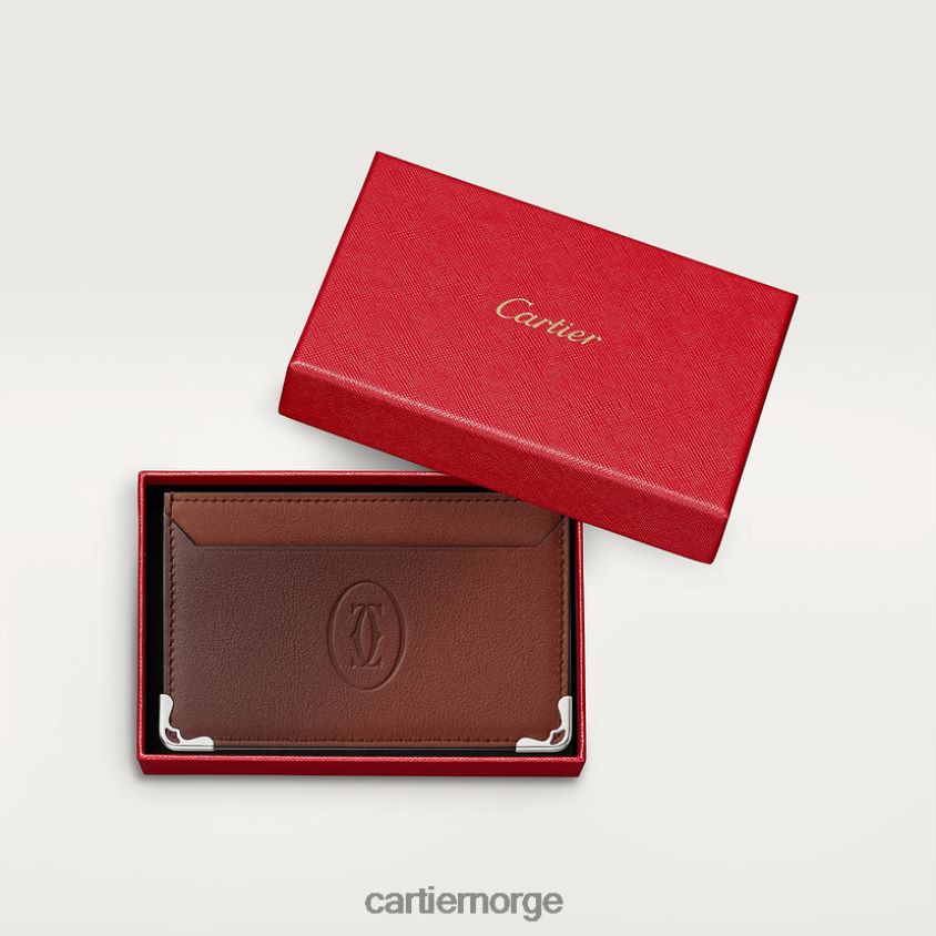 tilbehør Cartier enkel kortholder, må stilig F4466N1190