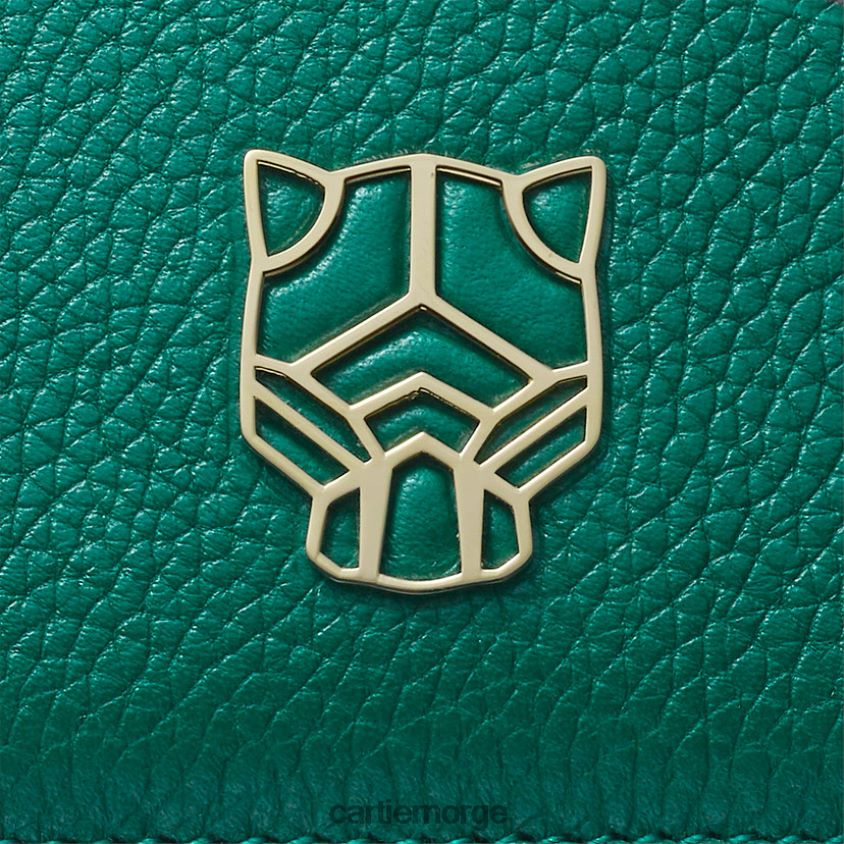 tilbehør Cartier enkel kortholder, panter stilig F4466N1068