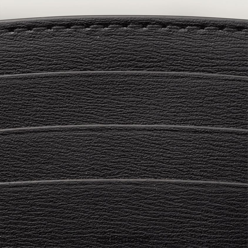 tilbehør Cartier enkel kortholder, panter stilig F4466N1126