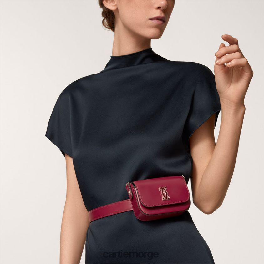 tilbehør Cartier kjedepose mikro, dobbel c stilig F4466N1237