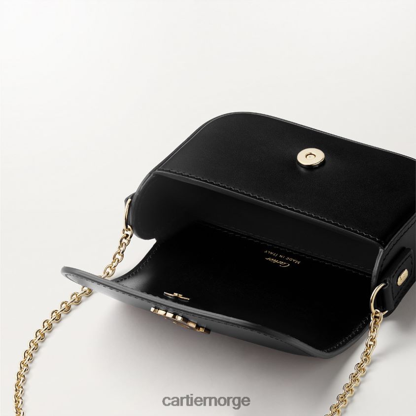 tilbehør Cartier kjedepose mikro, dobbel c stilig F4466N1238