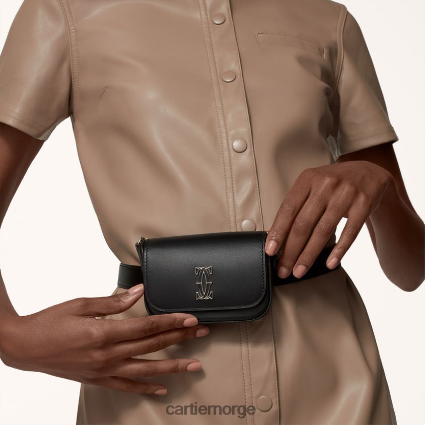 tilbehør Cartier kjedepose mikro, dobbel c stilig F4466N1238