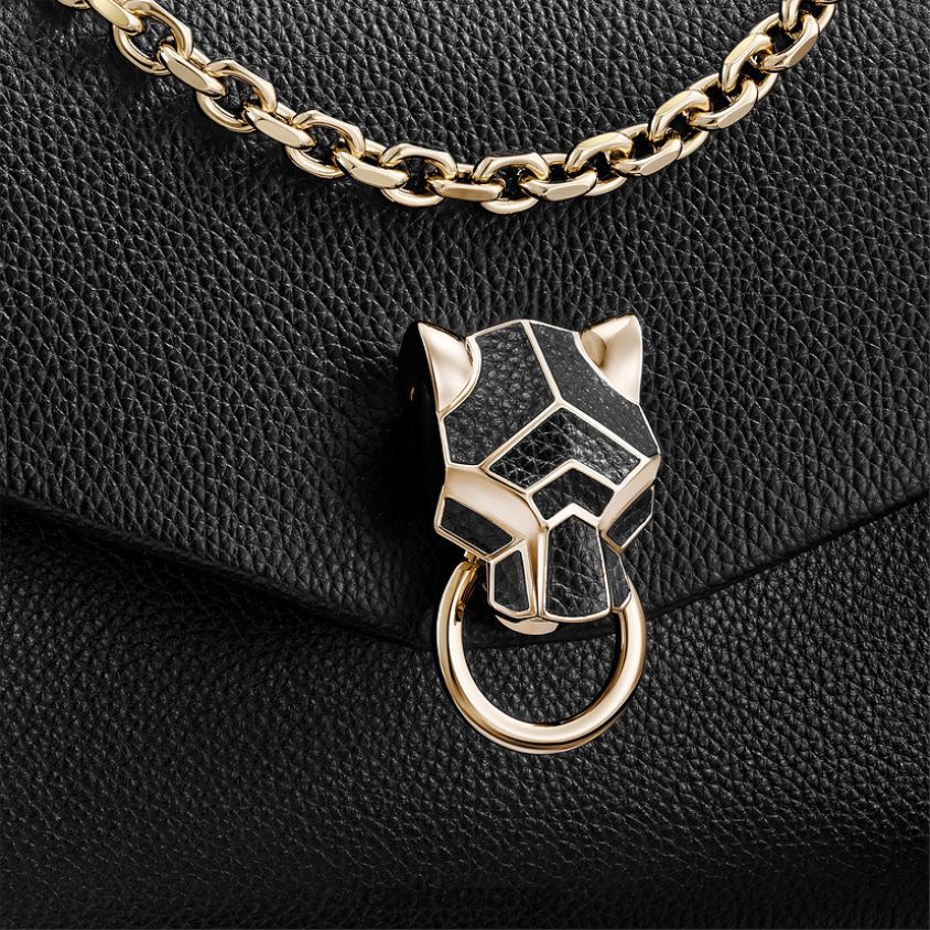 tilbehør Cartier kjedepose mini, panter stilig F4466N1072