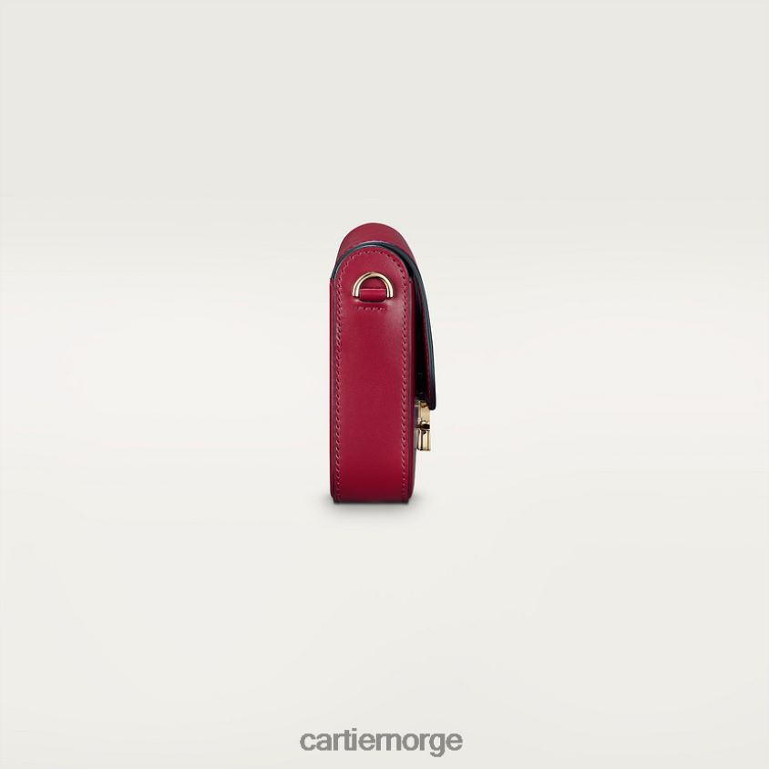 tilbehør Cartier kjedepose minimodell, dobbel c stilig F4466N1239