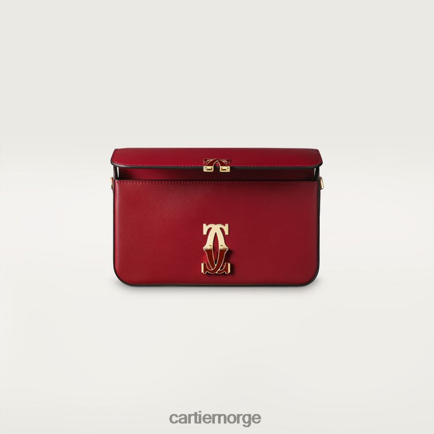 tilbehør Cartier kjedepose minimodell, dobbel c stilig F4466N1239