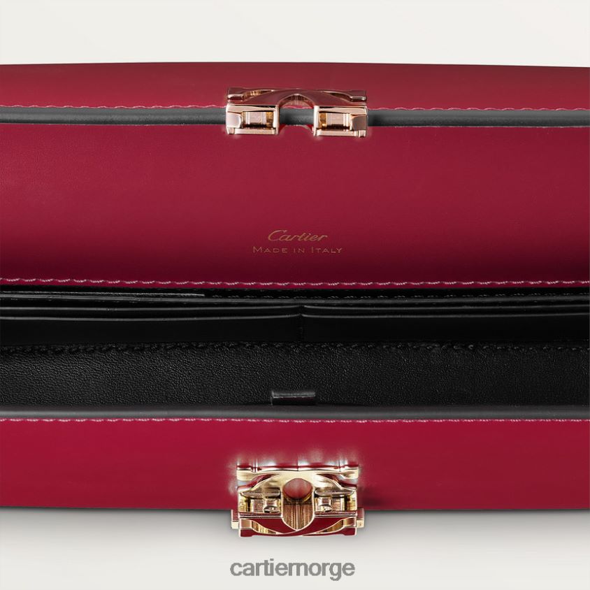 tilbehør Cartier kjedepose minimodell, dobbel c stilig F4466N1239