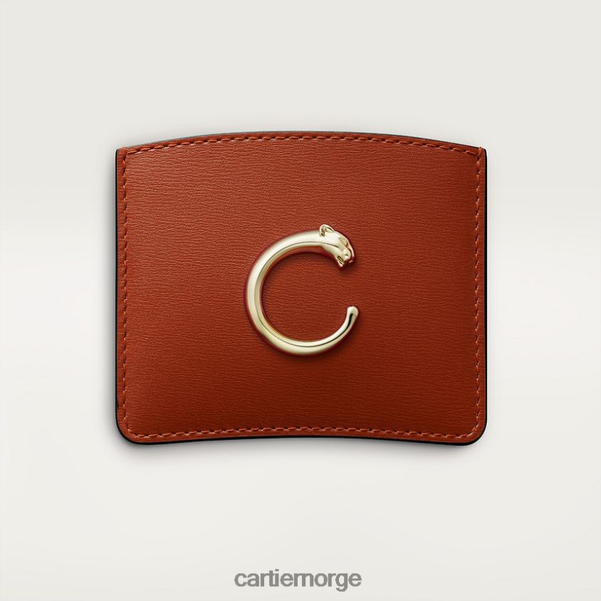 tilbehør Cartier kortholder, panter stilig F4466N1102