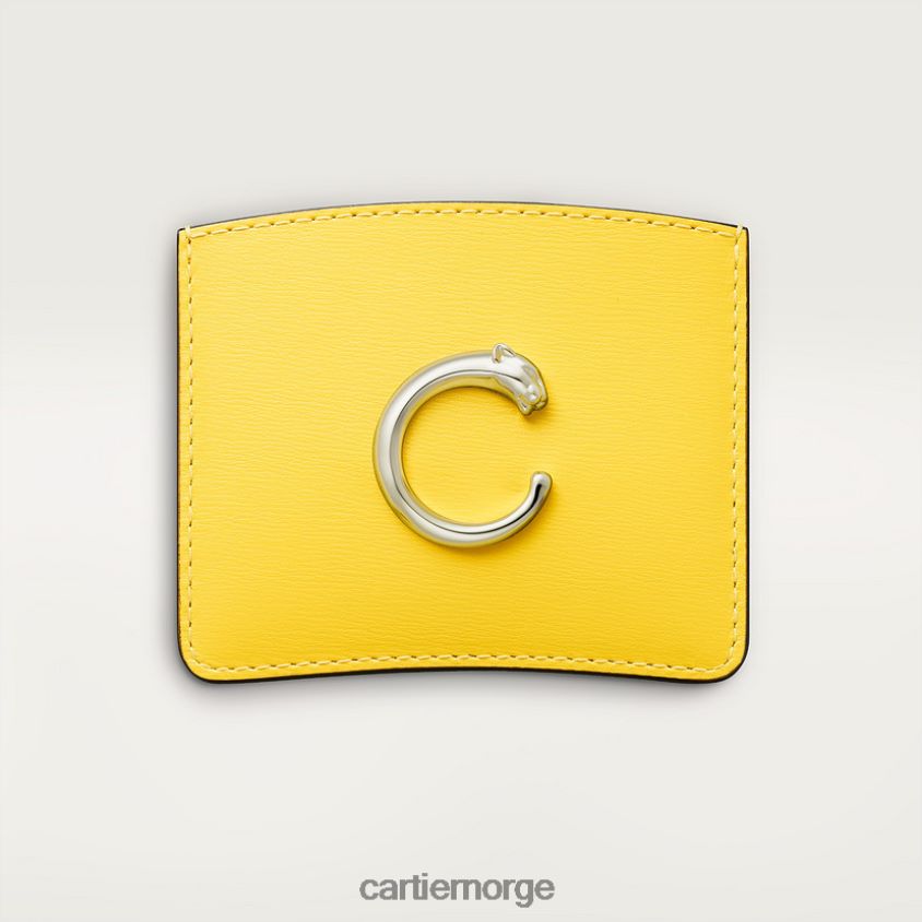 tilbehør Cartier kortholder, panter stilig F4466N1103