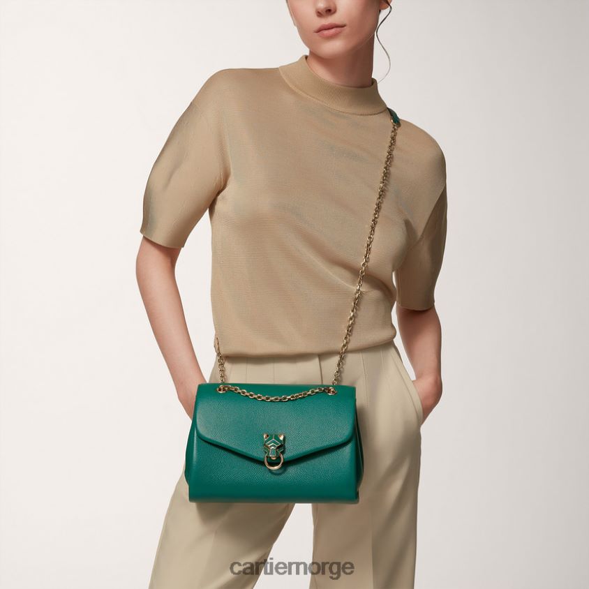 tilbehør Cartier liten kjedepose, panter stilig F4466N1058