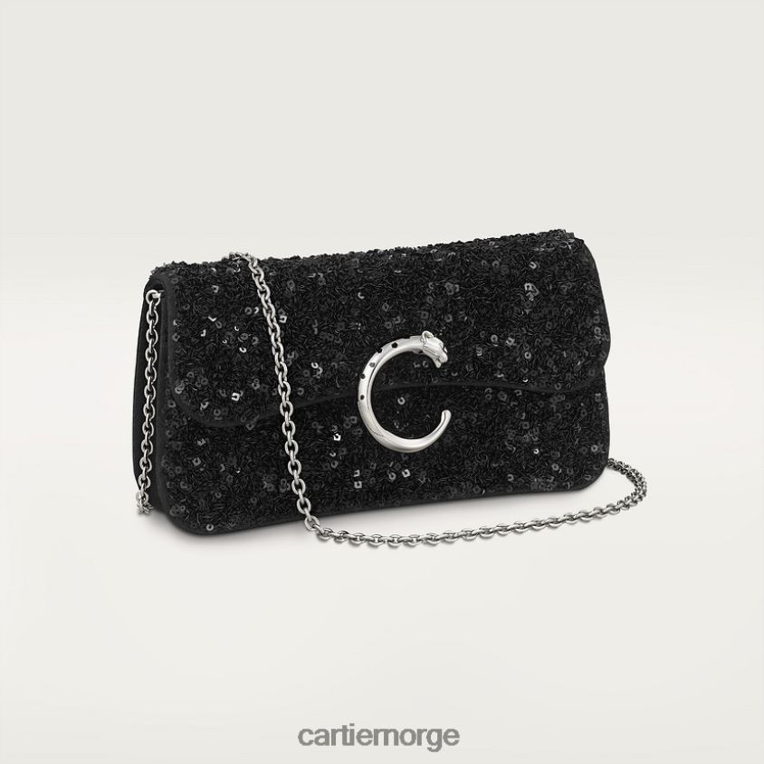 tilbehør Cartier mini kjedepose, panter stilig F4466N1082