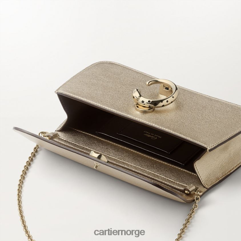 tilbehør Cartier mini kjedepose, panter stilig F4466N1131