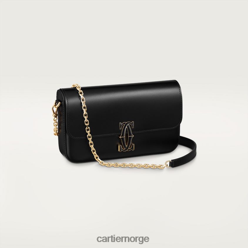 tilbehør Cartier minimodell kjedeveske, dobbel c stilig F4466N1166