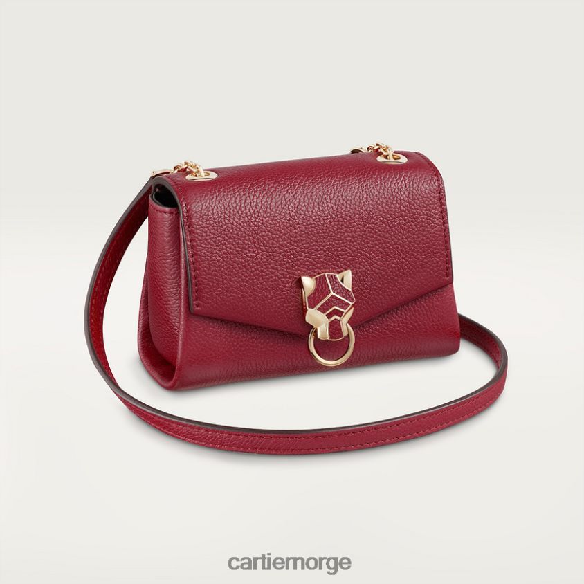 tilbehør Cartier pantere små lærvarer, kjedeveske stilig F4466N1123