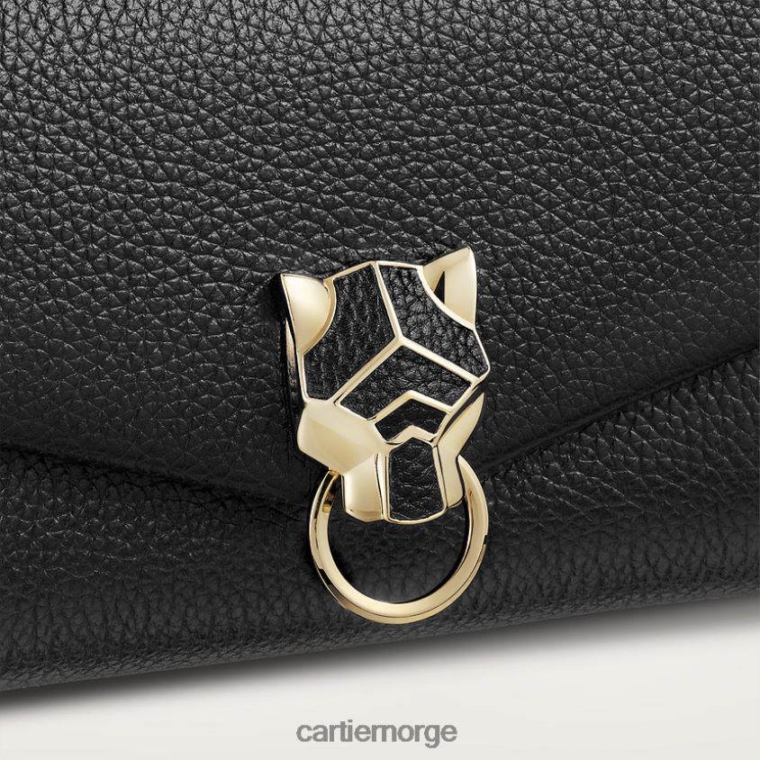 tilbehør Cartier pantere små lærvarer, nøkkelring stilig F4466N1122