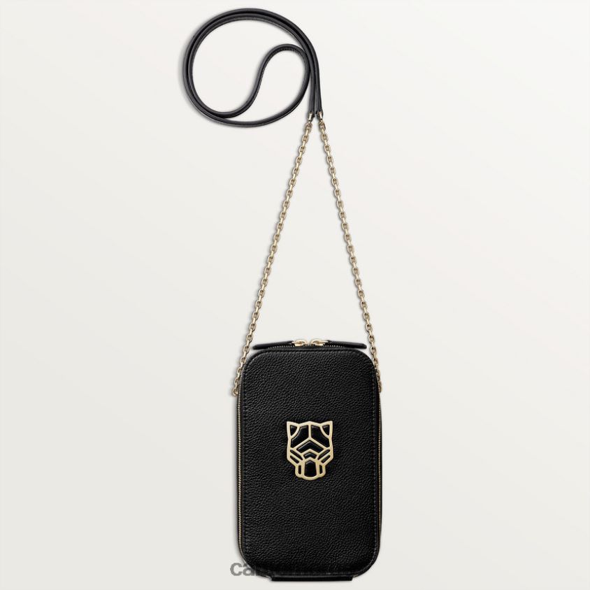 tilbehør Cartier pantere små lærvarer, telefonveske stilig F4466N1087