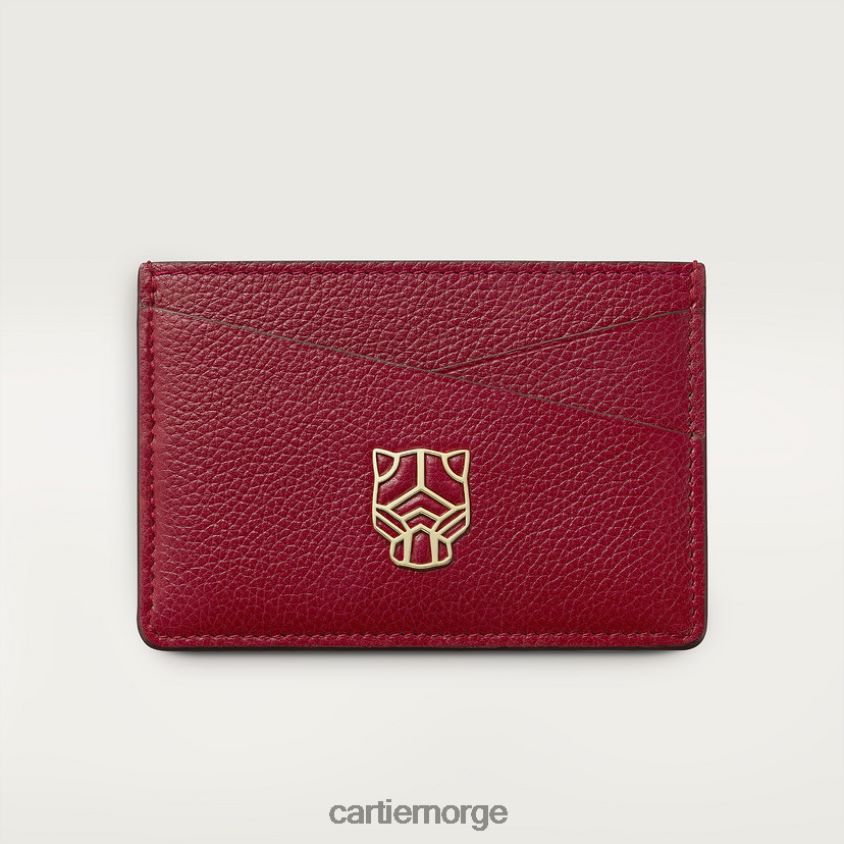 tilbehør Cartier pantere små skinnvarer, kortholder stilig F4466N1073