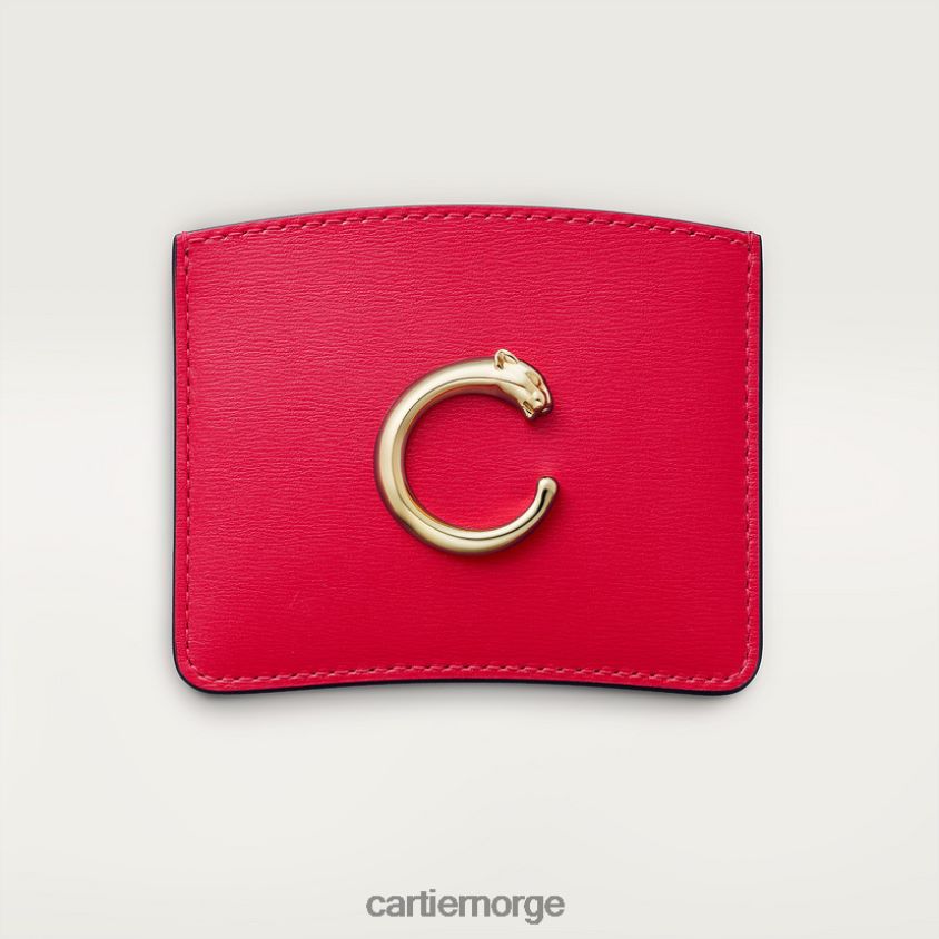 tilbehør Cartier pantere små skinnvarer, kortholder stilig F4466N1105