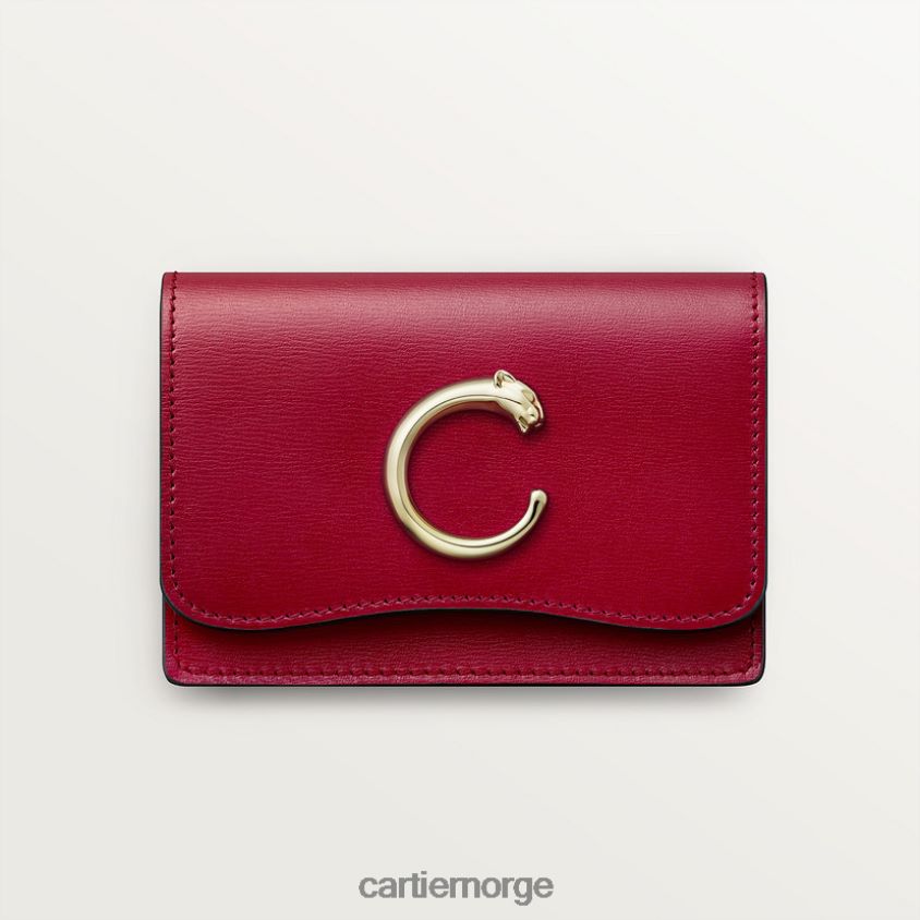 tilbehør Cartier pantere små skinnvarer, kortholder stilig F4466N1112