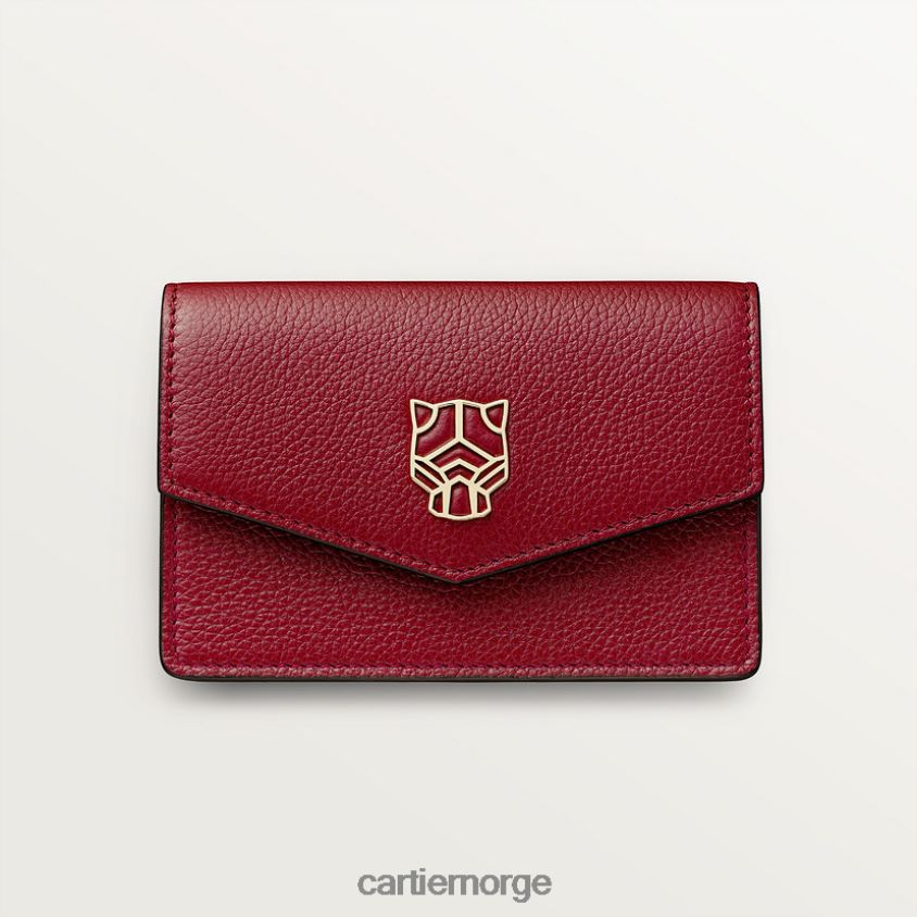 tilbehør Cartier pantere små skinnvarer, kortholder stilig F4466N1124