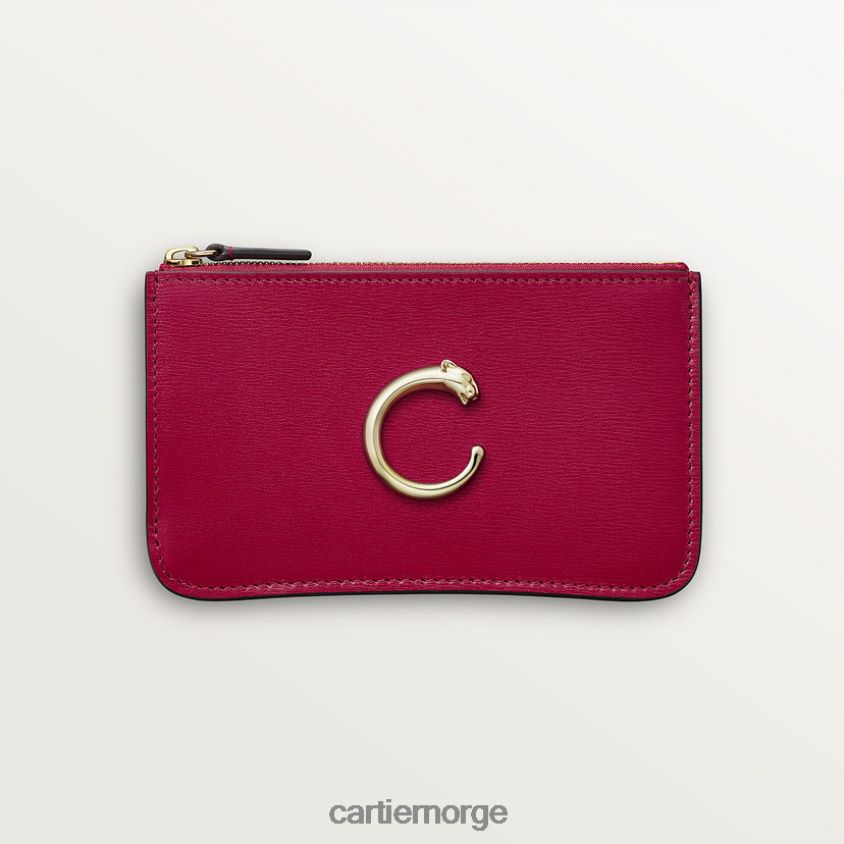 tilbehør Cartier pantere små skinnvarer, kortholder stilig F4466N1160