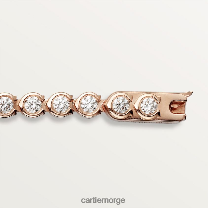 smykker Cartier c armbånd Rose gull F4466N296