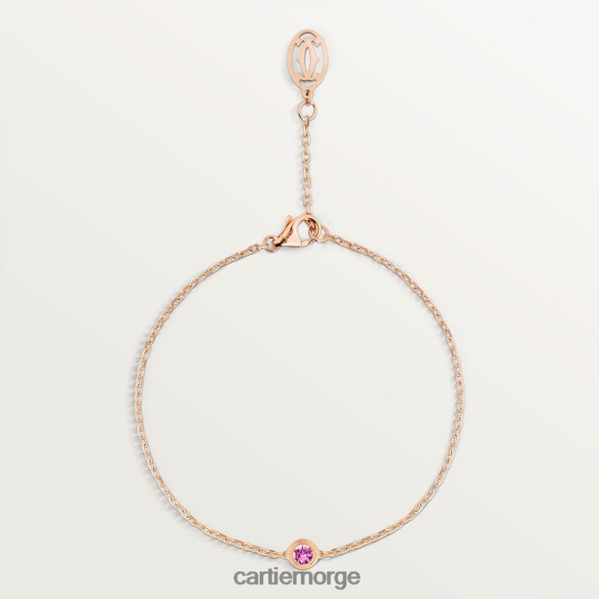 smykker Cartier d'amour armbånd Rose gull F4466N303