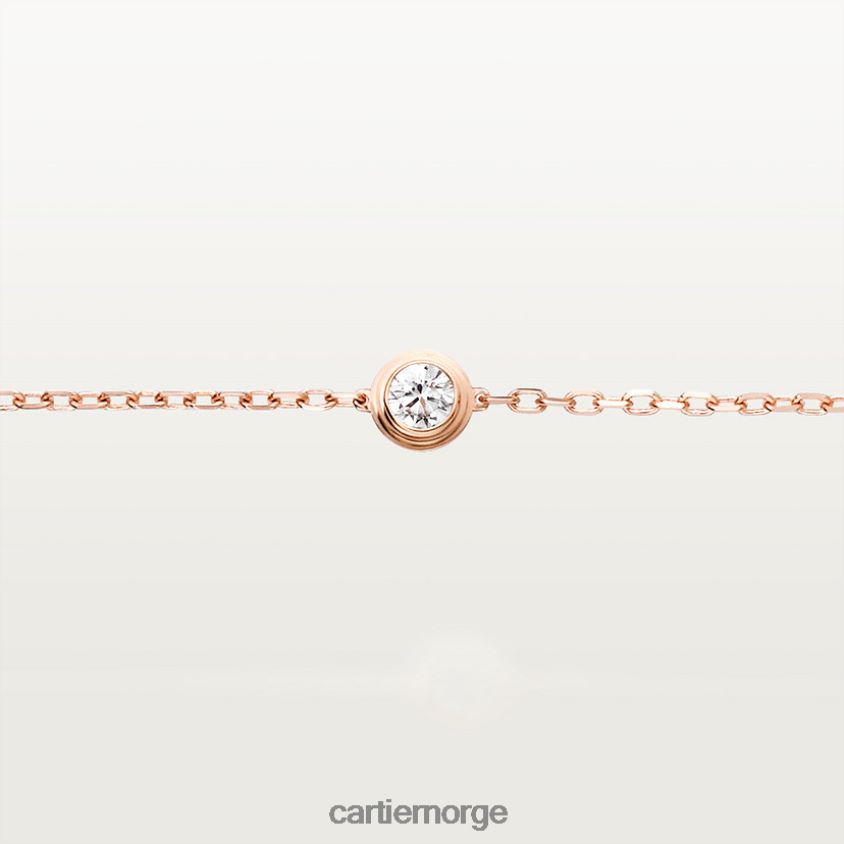 smykker Cartier d'amour armbånd Rose gull F4466N322