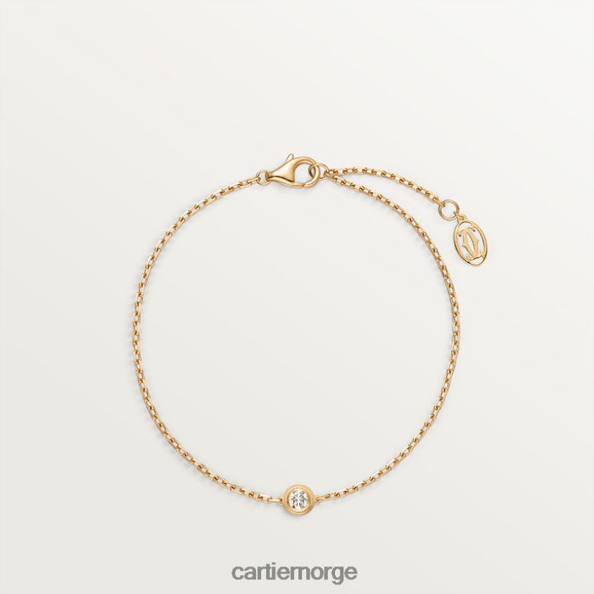 smykker Cartier d'amour armbånd gult gull F4466N323