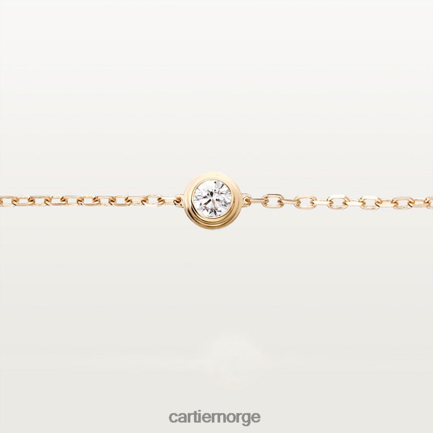 smykker Cartier d'amour armbånd gult gull F4466N323
