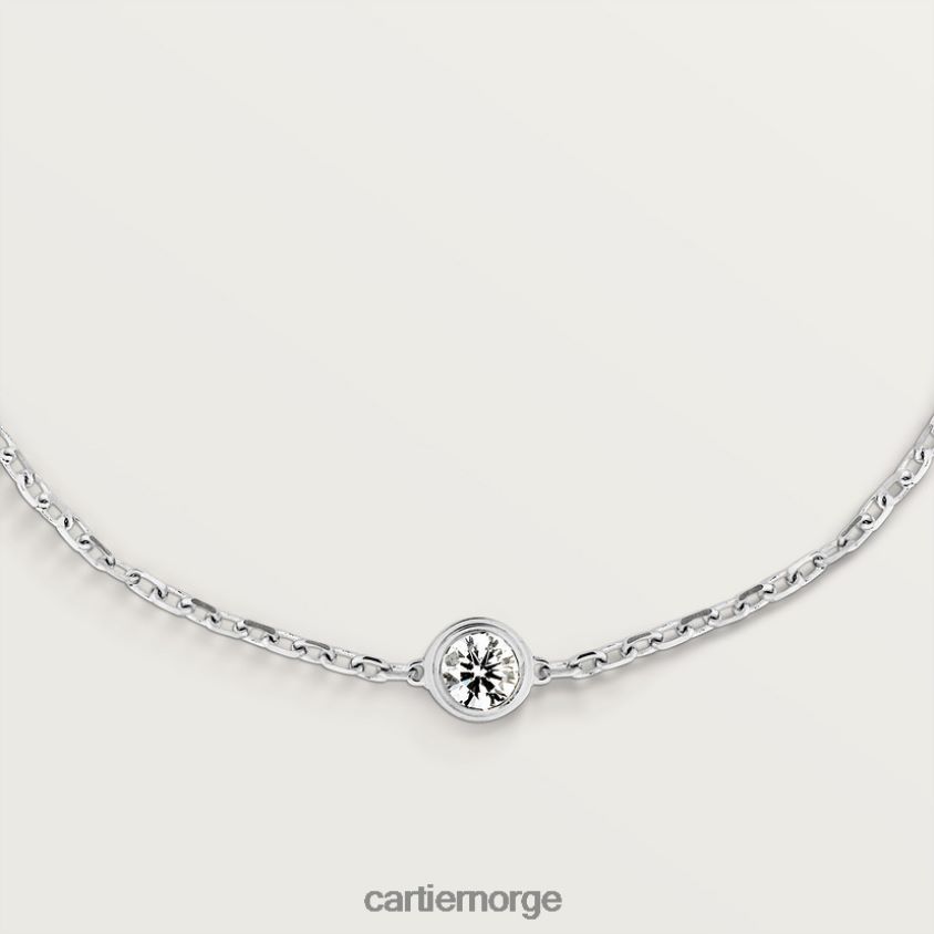 smykker Cartier d'amour armbånd hvitt gull F4466N324