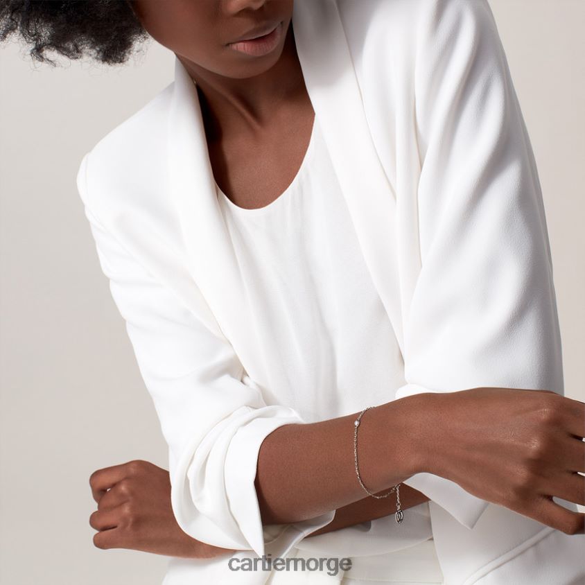 smykker Cartier d'amour armbånd hvitt gull F4466N324