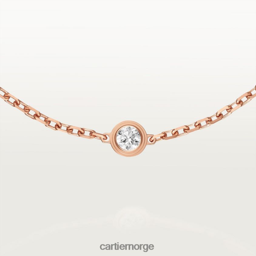 smykker Cartier d'amour armbånd xs Rose gull F4466N320