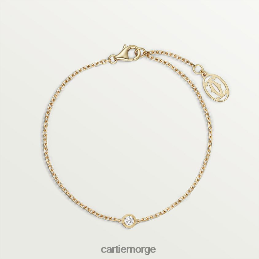 smykker Cartier d'amour armbånd xs stilig F4466N333