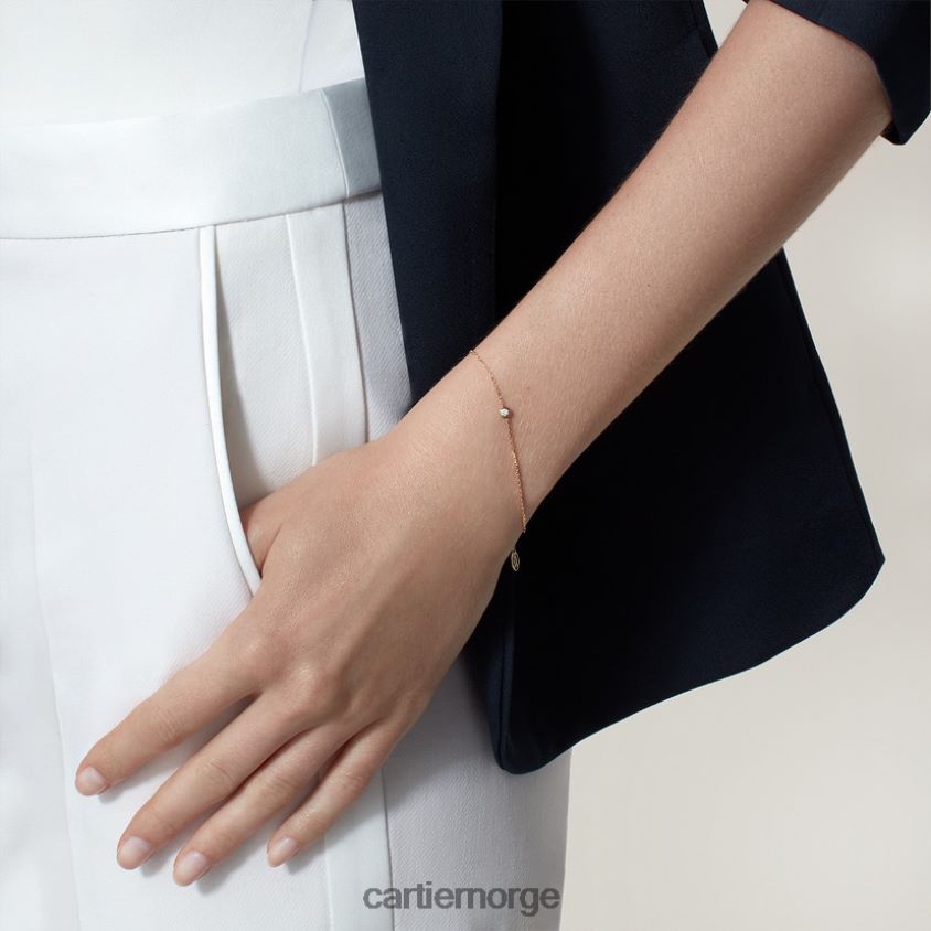 smykker Cartier d'amour armbånd xs stilig F4466N333