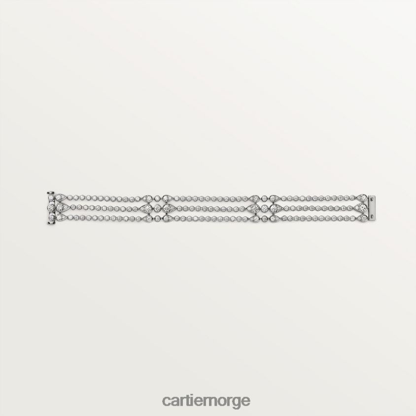 smykker Cartier diamant samling armbånd stilig F4466N329
