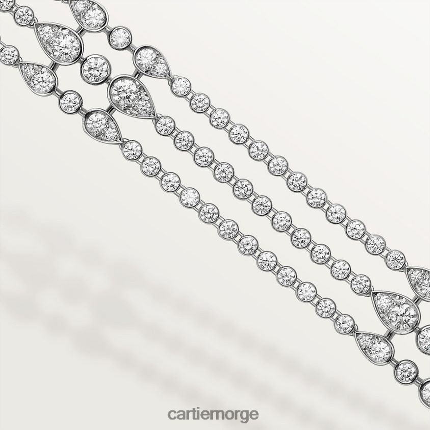 smykker Cartier diamant samling armbånd stilig F4466N329