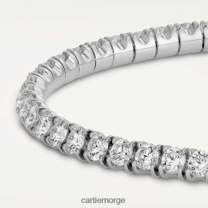 smykker Cartier essensielle linjer armbånd hvitt gull F4466N307