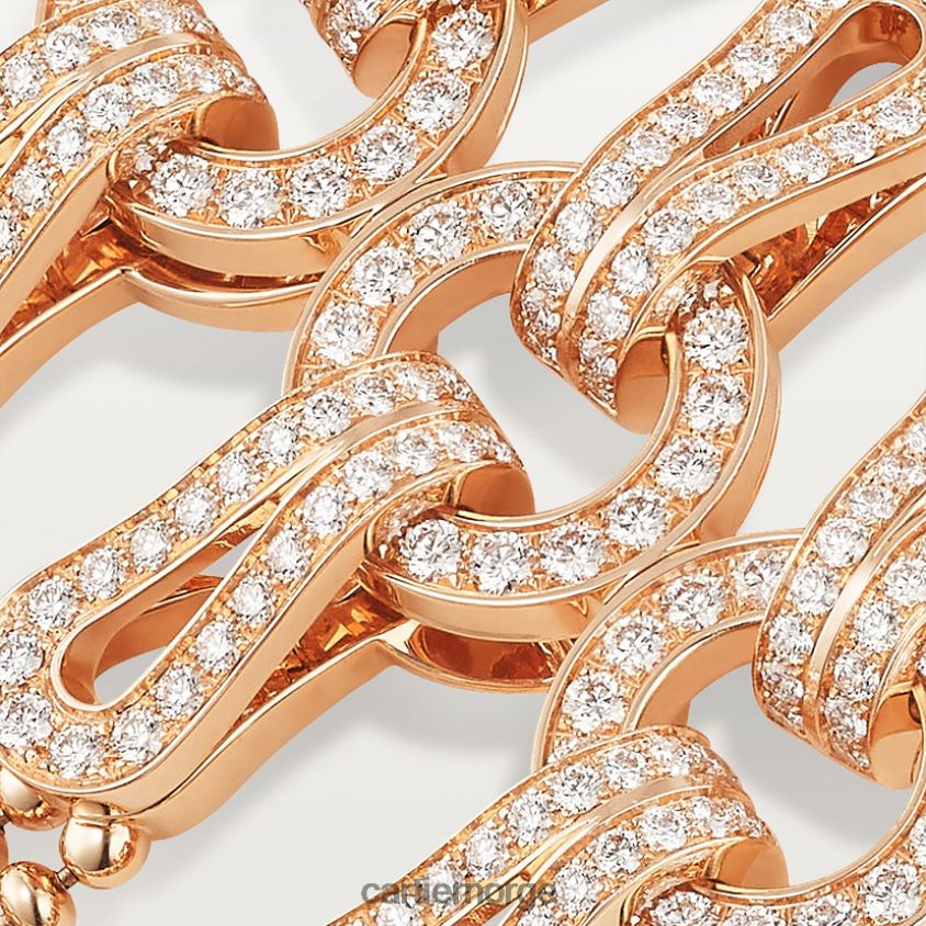 smykker Cartier agrafe kjede stilig F4466N556