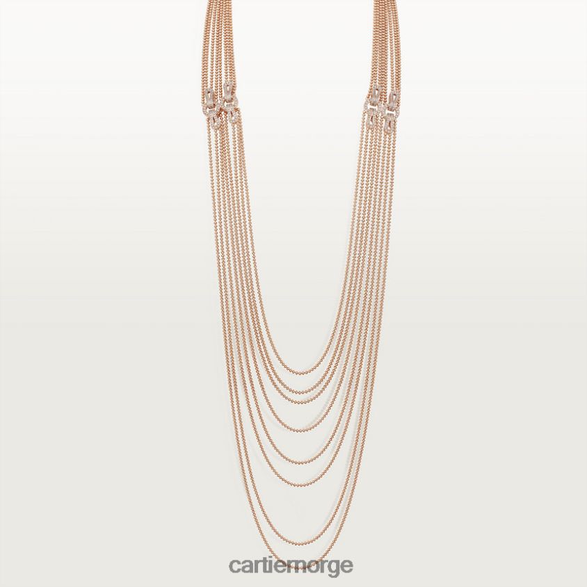 smykker Cartier agrafe kjede stilig F4466N558