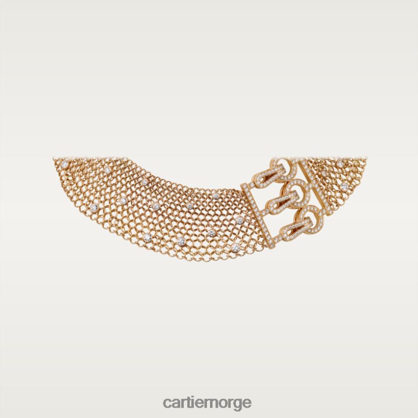 smykker Cartier agrafe kjede stilig F4466N559