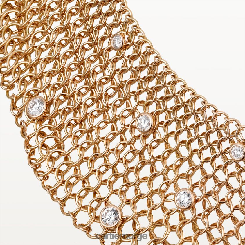 smykker Cartier agrafe kjede stilig F4466N560